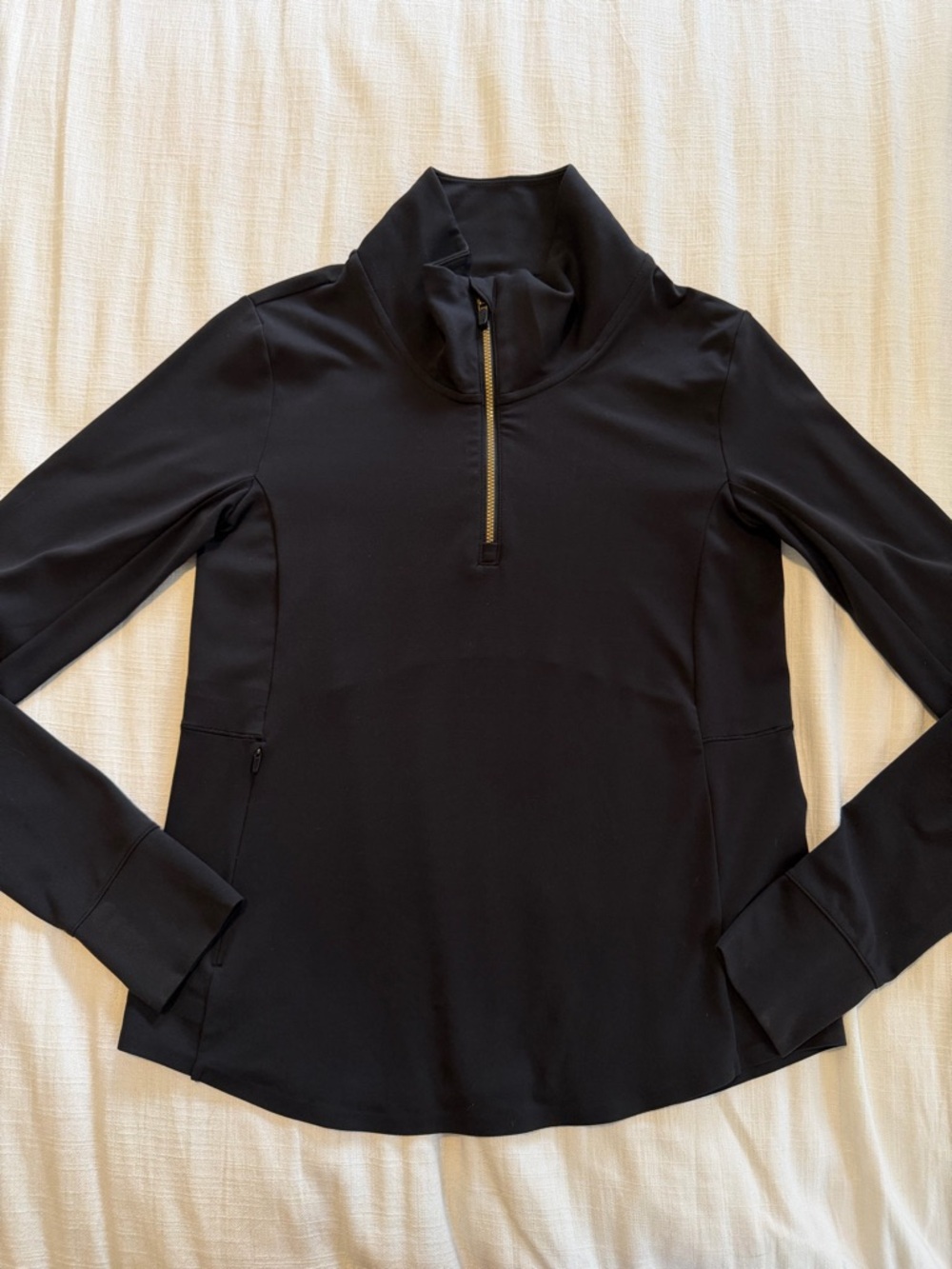 Rhone Course to Court 1/4 Zip, Black XS - Picture 2 of 16